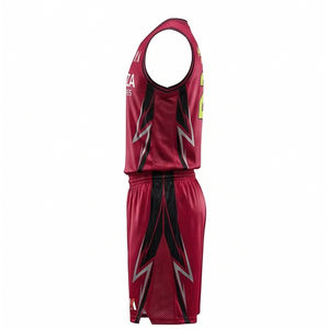 Conjunto de Pantalones Cortos y Camiseta de Baloncesto Premium, Transpirable, de Malla, de Secado Rápido, Uniforme de Entrenamiento para Equipo, MALUZA INDUSTRIES Elite - Product Image 4