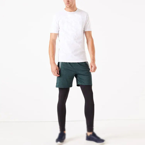 กางเกงขาสั้นออกกำลังกายสำหรับผู้ชายกางเกงขาสั้นผ้าคอตต้อนของผู้ชายใส่สบายพร้อมกางเกงเอวยางยืดออกแบบได้ตามต้องการสำหรับเล่นกีฬา - Product Image 4