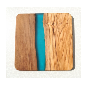 Tabla de cortar de resina epoxi y madera River Art para cortar frutas, verduras y carne. Nueva llegada. Tabla de cortar hecha a mano para utensilios de cocina. - Product Image 3