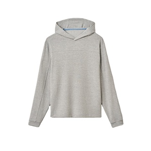 Sweat à capuche personnalisé en coton avec surpiqûres contrastées, manches longues, haute qualité, séchage rapide, léger, performant et tendance - Product Image 1