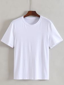 T-shirts pour hommes en coton 100% imprimé col rond de haute qualité, style décontracté streetwear pour le printemps et l'automne, service OEM ODM, style tricoté - Product Image 2