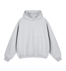 Custom Heavyweight Boxy Fleece Hoodie | Oversized Unisex Cotton Pullover | OEM Private Label Streetwear Manufacturer - Product Image 1