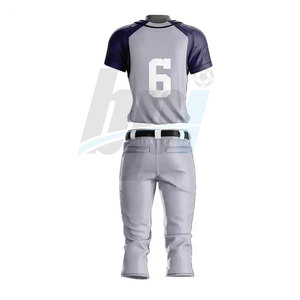 ชุดเบสบอลสไตล์โดดเด่น ระบายอากาศได้ดี รับสั่งทำโลโก้ ชุดกีฬาเบสบอล - Product Image 3