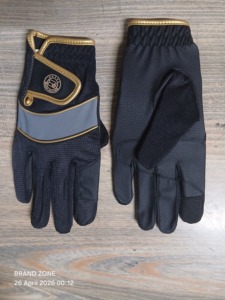 ถุงมือขี่ม้าสีดำเทาทองตาข่ายหนังสังเคราะห์ไนลอนสแปนเด็กซ์ guantes Para montar A caballo reithandschuhe - Product Image 5