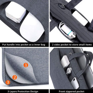 Sac à dos pour ordinateur portable, idéal pour le bureau et les voyages, léger, tendance, multi-poches, confortable, imperméable, facile à transporter, excellent service. - Product Image 4