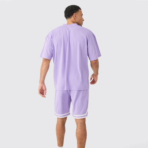 Customized High Quality Wholesale Breathable Mesh Friendly Shorts Casual Basketball Shorts 100% Polyester Mesh - Product Image 3