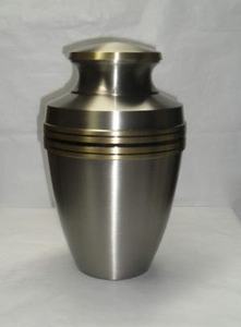 Modern metal <b>urn</b> for home or office Sleek contemporary decorative <b>urn</b> Antique finish brass or copper <b>urn</b> - Product Image 6