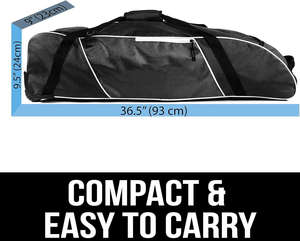 Bolsa de Béisbol con Ruedas Bagnex de Gran Capacidad, Mochila Deportiva Multifuncional Impermeable con Ruedas para Equipo de Exterior - Product Image 6