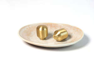 Pomo de Gabinete Moderno con Tapa de Cúpula de Latón Sólido, Acabado Dorado Cepillado, Tirador Minimalista para Cajones de Cocina, Armarios y Muebles - Product Image 5