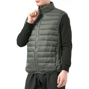 New Arrival Winter Quilted Puffer <b>Vest</b> Soft Interior Green Ultralight Packable Core Warmer Sleeveless <b>Vests</b> - Product Image 4