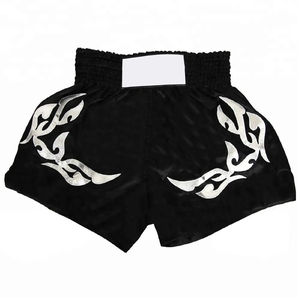 Pantalones Cortos de Boxeo MMA de Alta Calidad, Talla Grande, para Muay Thai, para Hombre y Mujer, con Función Elástica y Logotipo Frontal - Product Image 3
