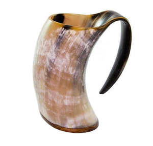 Sustainable Stylish African Horn Coffee Mug Glossy Texture Personal Use Thoughtful Gift Hot Thermal Insulation Performance <b>Beer</b> - Product Image 2