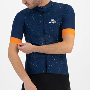 Maillot de cyclisme pour homme de qualité supérieure, personnalisé, respirant, anti-humidité, léger, pour les courses sur route longue distance en plein air - Product Image 3