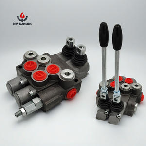 Válvula de Control Direccional Hidráulica Serie P40, Válvula Multivía Monobloque 25Mpa 40Lpm 1-7 Secciones para Excavadora y Tractor - Product Image 1