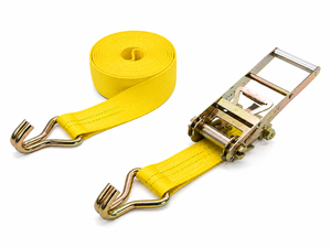 Sangle d'arrimage à cliquet en polyester robuste de qualité industrielle 75 mm avec crochets métalliques pour machines lourdes et charges de construction - Product Image 6