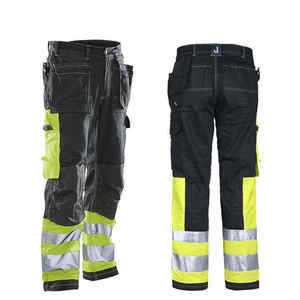 Pantalones de Seguridad de Trabajo para Hombre, Alta Visibilidad, Resistentes al Fuego, Transpirables, Impermeables, Certificación CE, Construcción de Poliéster - Product Image 3