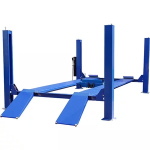 Sistema de elevación de vehículos de grado profesional, diseño de cuatro postes para garajes, talleres, centros de reparación, estructura robusta, alta seguridad. - Product Image 1