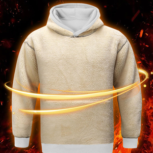 Sweat à capuche personnalisé pour homme, style décontracté, à cordon de serrage, manches longues, en coton mélangé, avec logo frontal, à prix abordable - Product Image 6