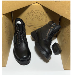 Premium Men's Genuine Leather Desert Boots Lightweight Waterproof Breathable Ankle Lace Up Casual Outdoor Footwear - Product Image 2