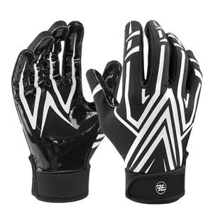 Gants de football d'entraînement avec doigts flexibles, dos en maille respirante et construction renforcée pour une adhérence et un confort fiables - Product Image 6