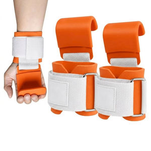Crochets de musculation, Sangles de soutien pour poignets, Gants de levage robustes pour entraînement en salle de sport et fitness - Product Image 1