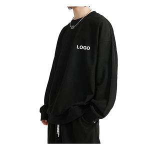 Ensemble T-shirt et short à manches longues teint et délavé à l'acide, T-shirt oversize imprimé style streetwear hip-hop délavé à l'acide avec logo - Product Image 3