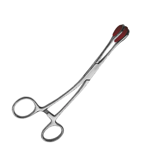 Young Tongue Holding Forceps Veterinary Dental Instruments Collin Tongue Clamp Made of Steel By <b>Blush</b> Surgical - Product Image 2