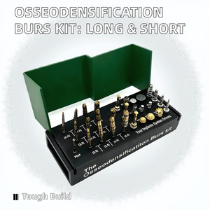 Kit de fraises pour osseodensification longues et courtes DENTRIC IMPLANTS, modèle DI-DIK-31, alimentation manuelle, en métal durable, certifié CE - Product Image 2