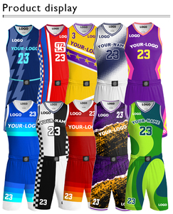 Camisetas de Baloncesto Unisex de Secado Rápido al por Mayor, Ropa Deportiva Reversible con Logotipo Personalizado - Product Image 3