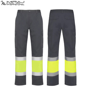Pantalones de Trabajo de Alta Visibilidad con Cinta Reflectante, Personalizables con Logotipo, Cómodos y a la Moda, de la Mejor Calidad - Product Image 3