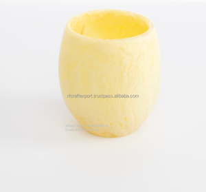 Taza de resina de lujo ecológica Color blanco y negro para café y mini bebidas Tazas de jardín de hadas hechas a mano para uso doméstico - Product Image 6