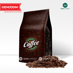 เมล็ดกาแฟคั่วอาราบิก้า100% เมล็ดกาแฟคั่วขนาดกลางแบบย่างฟรีตัวอย่าง500gr บรรจุภัณฑ์แบบสั่งทำฉลากขนาด1กก. 20กก. - Product Image 4