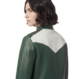 Fashion Leather <b>Jacket</b> <b>Women</b> Back Printed Sublimation PU Leather <b>Jackets</b> <b>Women's</b> Zipper Genuine Leather <b>Jackets</b> Ladies - Product Image 5