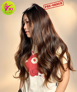 ผมแท้เวียดนาม HD Lace Frontal แบบลอนธรรมชาติ สีน้ำตาล  ถอนขนมาแล้ว  ไรผมธรรมชาติ  ผ้าลูกไม้โปร่งแสงแบบสวิส - Product Image 3