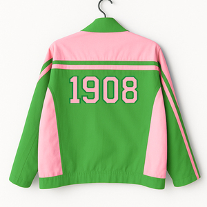 Custom Men's <b>Racing</b> <b>Jacket</b> Vintage Color Block Motorcycle Style Zip Up <b>Jacket</b> Personalized Logo Stripe Design Streetwear - Product Image 3