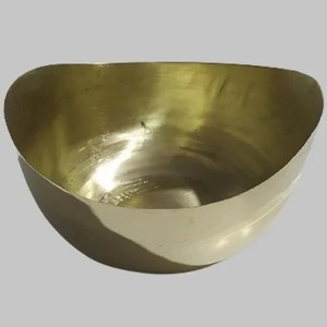 Decorative Oval Shape Brass <b>Candle</b> Jar <b>Refillable</b> Metal <b>Candle</b> Container - Product Image 5