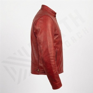 Chaqueta de Motociclista de Cuero para Hombre NAI-0443A, Estilo Biker, Resistente al Viento, con Logotipo Frontal, Ropa Protectora de Verano para Motociclismo, Color Personalizado - Product Image 3