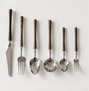 Ensemble de couverts élégants en acier inoxydable rose gold pour mariages, restaurants et repas à domicile, à prix raisonnable - Product Image 1