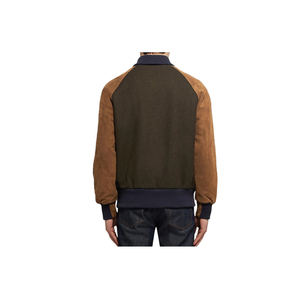 Chaqueta Bomber Casual para Hombre, Negra, Ligera, con Dobladillo Acanalado, Prenda Exterior de Moda - Product Image 3