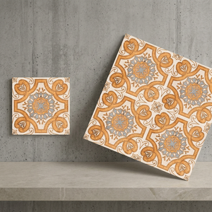 Qualité d'exportation 12x12 30x30 Vistaar Marque Moderne Fleur Design Céramique 300x300mm Carreaux de sol en porcelaine émaillée mate numérique - Product Image 2