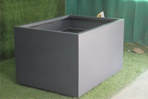 Fibre Glass Rectangular Square Pattern Durable Lightweight Waterproof <b>Artificial</b> <b>Planters</b> for Indoor <b>Outdoor</b> Floor Use Modern - Product Image 6