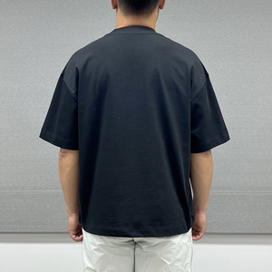Nouveautés Mode : T-shirts en Coton Épais pour Hommes, Personnalisables, de Bonne Qualité, Unis, Amples et Surdimensionnés - Product Image 3