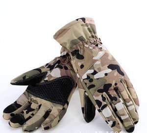 Guantes Tácticos de Dedo Completo con Protección Rígida en los Nudillos, Impermeables, Resistentes al Viento, Térmicos, para Esquí, Actividades al Aire Libre, con Pantalla Táctil - Product Image 2