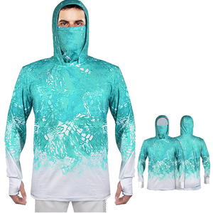 Nouveau Maillot de Pêche Respirant et Imperméable au Design Tendance – Vêtements de Pêche Personnalisés Haute Performance avec Protection Solaire UPF50 par Sublimation pour la Pêche au Bar - Product Image 4