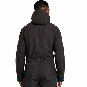 Traje de Esquí Unisex de una Pieza, Estilo Retro de los 80, con Capucha, Negro, Impermeable 10,000mm, Poliéster, para Moto de Nieve, Invierno - Product Image 4