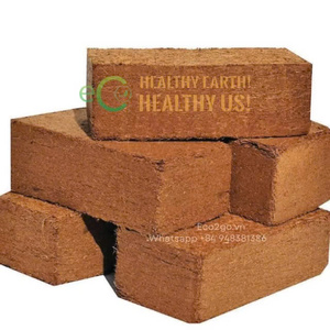 100% Natural Organic Coco Peat 5kg Biodegradable Eco-Friendly <b>Blocks</b> Ready to Use for Planting & Growing Eco2go Vietnam - Product Image 4