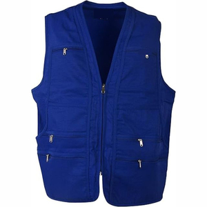 Chaleco de Seguridad para la Construcción, Alta Visibilidad, Reflectante, Impermeable, con Luz LED Intermitente, Clase 1, Ropa de Trabajo Industrial de Poliéster, Logotipo Personalizado - Product Image 1