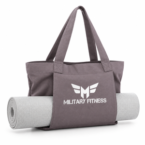 Custom Canvas Yoga Tote Bag with Zipper Portable Fashion Printed Fitness Carryall Mat Hold Shoulder <b>Handbag</b> for Gym <b>Travel</b> - Product Image 3