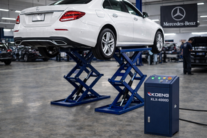 Elevador Eléctrico de Doble Tijera KOENG KLX-4000D de 4 Toneladas con Altura de Elevación de 2050 cm para Taller de Reparación de Automóviles - Product Image 3