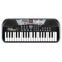 Clavier de piano électronique éducatif D.J.Toys avec écran LED, 37 touches, en plastique ABS, fonctionnant sur piles, ensemble d'instruments de musique 3+